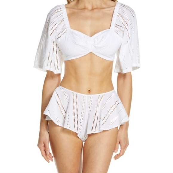 Suzy Black Other - NWT SUZY BLACK Starla Flutter Eyelet
Tap Shorts/Thong Size Small